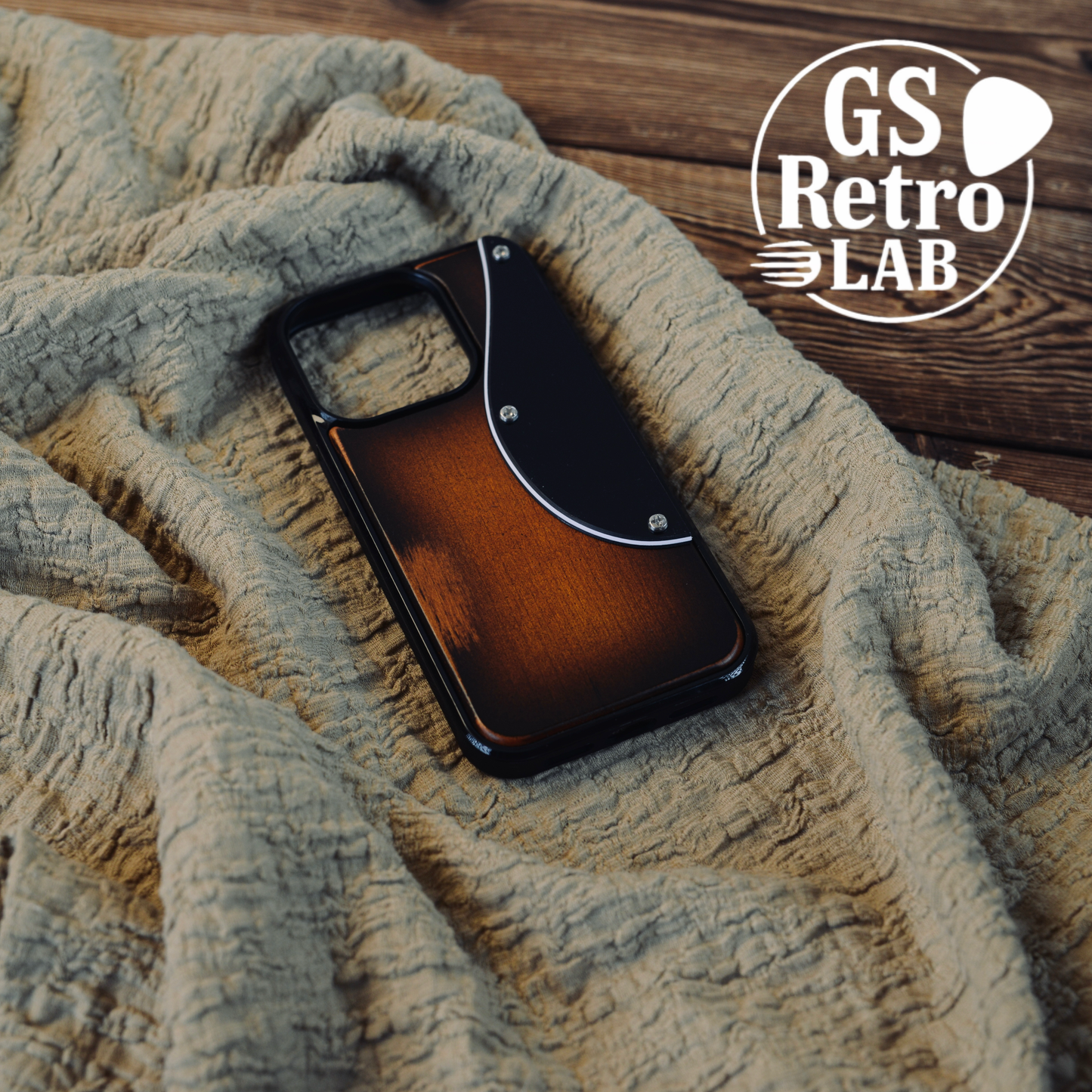 Classic Guitar Phone Case - Sunset Red