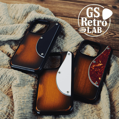 Classic Guitar Phone Case - Sunset Red