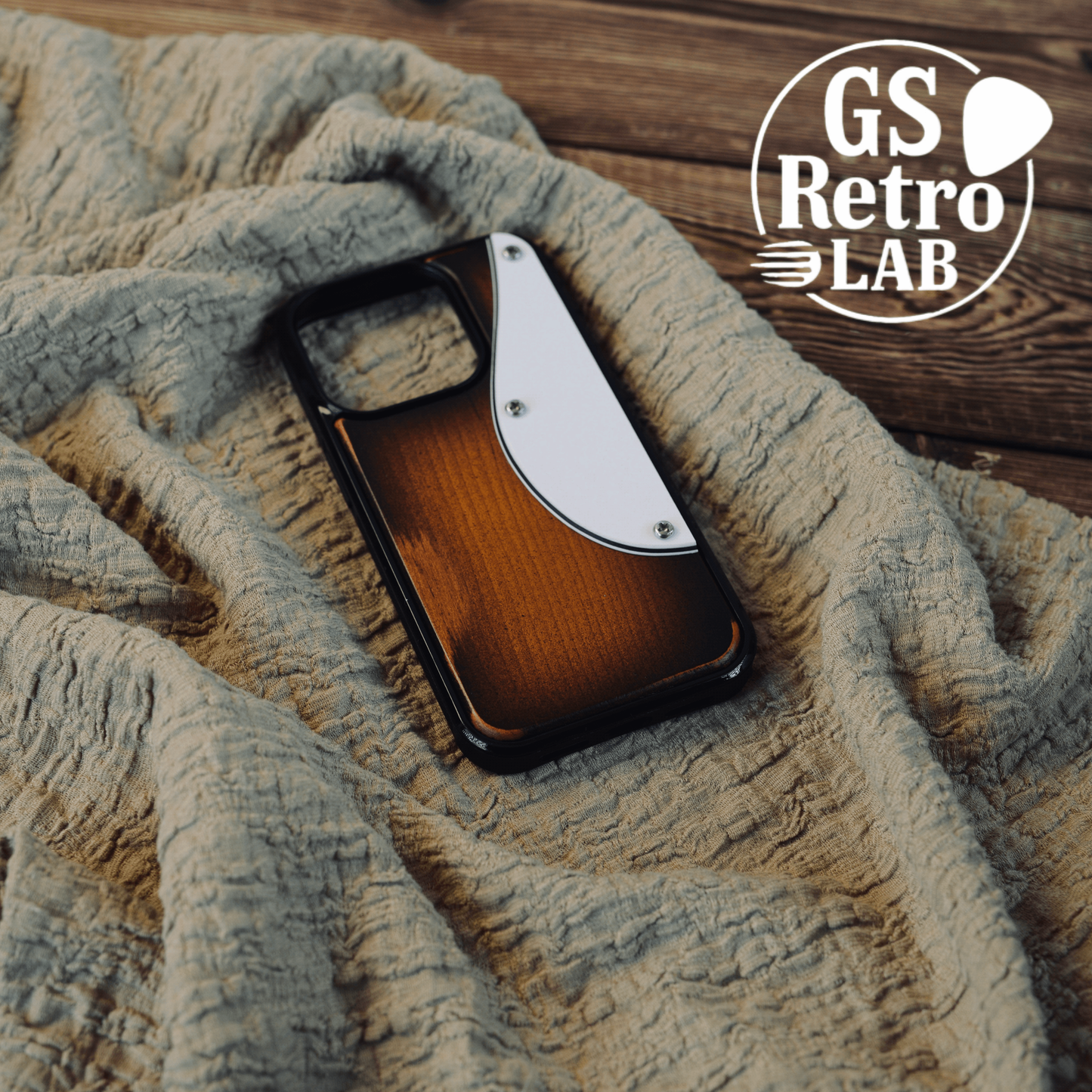 Classic Guitar Phone Case - Sunset Red