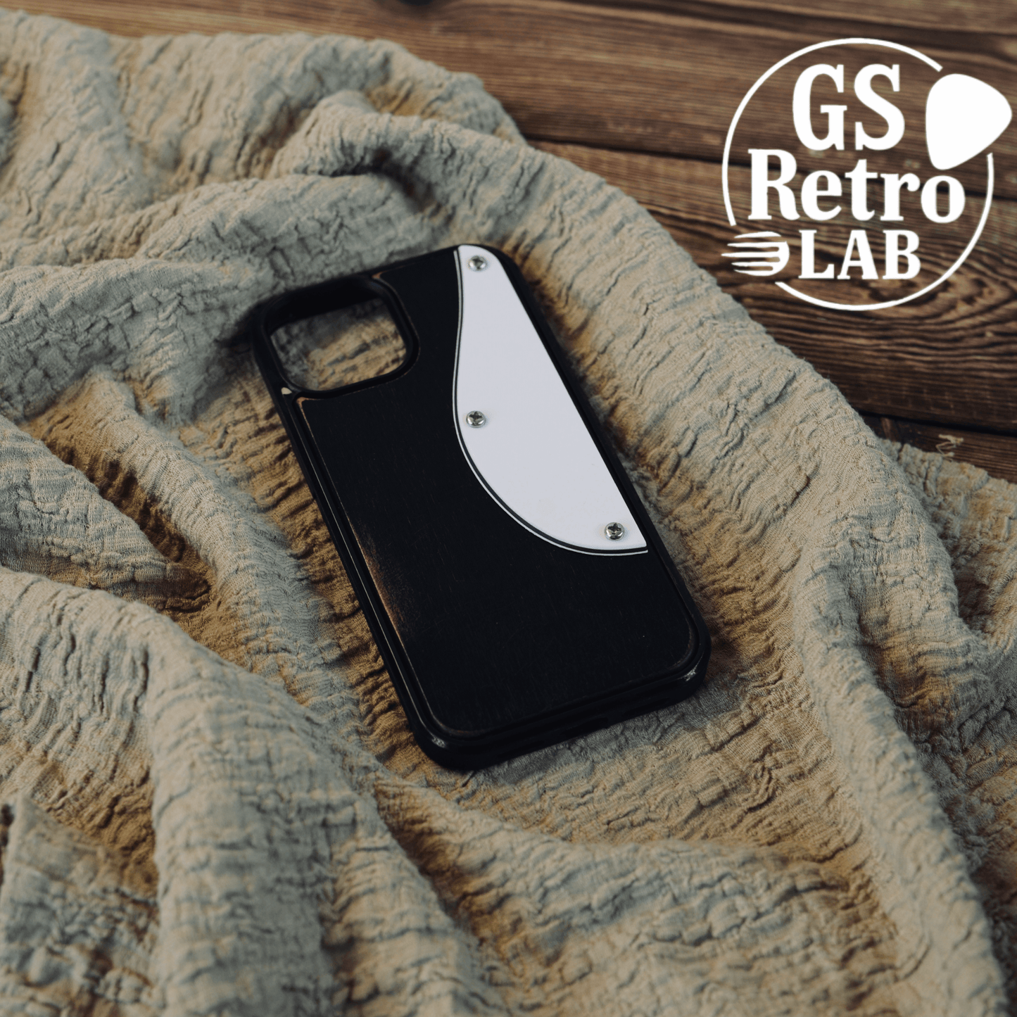 Classic Guitar Phone Case - Vintage Black